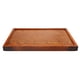 thumbnail image 5 of Bandeja de madera grande para servir, bandeja para bebidas de agua y té, bandeja de madera para servir té y desayuno con asa Cocina Octpeak NO, 5 of 8