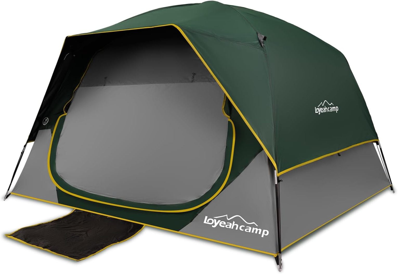 OILEUS 6-Person Instant Pop Up Dome Tent with Sky-window