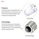 thumbnail image 4 of Uxcell Bombilla LED Base de Tornillo E10 Cúpula Redonda Mini Luz Spot 10pcs Blanca, 4 of 6