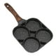thumbnail image 1 of Sartén para huevos con forma de taza, sartén con 4 orificios, sartén con orificios, olla para freír con funcionamiento suave, 1 of 12
