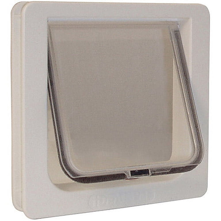 Ideal Pet 4-Way Locking Cat Flap, White photo 3