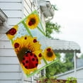 thumbnail image 3 of America Forever Sunflowers and Ladybugs House Flag - 28 x 40 inches, Spring Summer Yard Outdoor Decorative Double Sided Floral Flag, 3 of 5