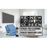 GW Deluxe Magic Screen Cleaner Kit for Smart TV, Phone, Tablet, Laptop with 2 Premium Microfiber Cloths and Large Spray Bottle