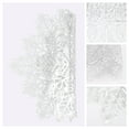 thumbnail image 5 of Set of 6 Snowflake Shape Placemats, Kitchen Table Mat, Seasonal Holiday Christmas Place Mats for Party Dining Table White 15inch, 5 of 6
