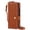 Brown, variant on Allytechgroup Wallet Phone Case for Samsung Galaxy Z Fold 3, Crossbody Strap Cards Slots RFID Blocking Ring Holder S Pen Holder Shockproof Case Cover for Girls Women, Rosegold
