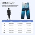 thumbnail image 4 of Honiee Ocean Dolphin Fish School for men - a sleek fusion of Straight Pajama Pants, versatile Lounge Pants, and cozy Sleepwear, all rolled into one-, 4 of 6