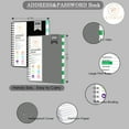 thumbnail image 2 of Address Password Book with Alphabetical Tabs,Password Keeper Notebook,Address Telephone Book for Seniors Office Home 2pack, 2 of 6