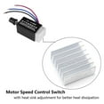 thumbnail image 4 of 1Pc Motor Speed Regulator DC 12V/24V 10 a Motor Speed Controller Switch for Car Truck Fan Heater Control, 4 of 8