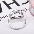 thumbnail image 5 of 1pc Stainless Steel Finger Rings with Cubic Zirconia Stainless Steel color Clear 18mm, 5 of 8