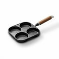 thumbnail image 2 of XJAXY Cast Iron Non-Stick Omelette Pan, Electric Stovetop Compatible, 4-Cup, 2 of 4