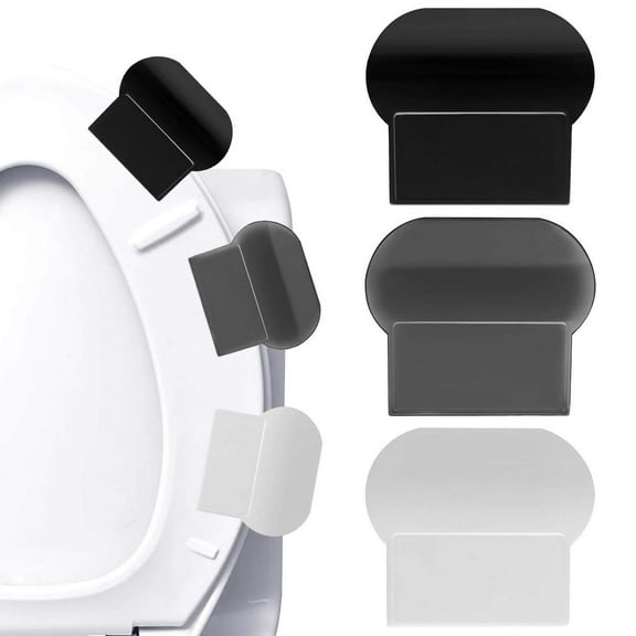 Toilet Lid Lifter, Toilet Seat Handle Opener with Strong Adhesive Tape, Pc Material for Sanitary Hands-free Use, Easy Llation for Home, Office, and Public Restrooms,Vsgery