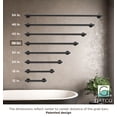 thumbnail image 3 of Gatco 856MX Latitude II 36" ADA Compliant Stainless Steel Grab Bar, Matte Black, 3 of 4