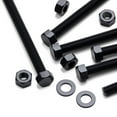 thumbnail image 6 of 10 x Black Hexagon Head Screws Polypropylene (PP) Plastic Nuts, Washers, Bolts, Hex Head, M8 x 100mm, Fastener, (5/16 x 3 13/16 in), 6 of 12