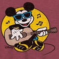 thumbnail image 3 of Disney - Mickey & Friends - Mickey Singing & Playing the Guitar - Flipflops & Sunglasses - Women's Racerback Tank Top, 3 of 5