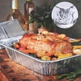 thumbnail image 4 of Bandejas de goteo para parrilla de papel de aluminio: paquete a granel de bandejas duraderas para parrilla Bandejas desechables para grasa para barbacoa compatibles con Made También ideal pa, 4 of 5