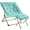 Mint Green + Ottoman, variant on OAKHAM Comfy Saucer Chair, Foldable Faux Fur Lounge Chair for Bedroom and Living Room, Flexible Seating for Adults, X-Large, Black