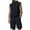 Mens Two Piece Sets - Navy, variant on Mens Track Suits 2 Piece Set Tank Top and Cargo Shorts Sets Sleeveless Hooded Vest with Workwear Bottoms Casual Streetwear Lightweight Active Wear Everyday Summer Outfit