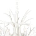thumbnail image 3 of Regina Andrew 16-1064 Antler 6 Light 33" Wide Antler Candle Style Chandelier - Silver, 3 of 7