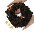 thumbnail image 3 of Youloveit 2PCS Messy Bun Hair Hairpiece Scrunchies Wavy Messy Synthetic Chignon Hairpiece for Women Hair pieceUpdo Bun Extensions, 3 of 8