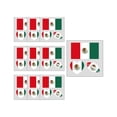 thumbnail image 2 of Pegatinas de tatuajes de fútbol americano pack de 10 con diseños de banderas para aficionados al fútbol, arte facial y corporal para días de partido, fiestas, desfiles, decoraciones de bar, 2 of 6