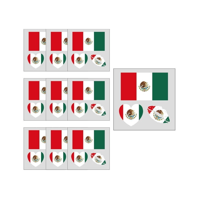 Yhmxh Tatuajes temporales con la bandera de los países del Mundial, tatuajes faciales internacionales con la bandera nacional, pegatinas impermeables, tatuajes falsos con la bandera del mundo para