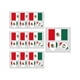 thumbnail image 2 of Tatuajes temporales para aficionados al fútbol | Paquete de 10 pegatinas para rostro y cuerpo para el día del partido, 2 of 6