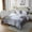 Light Purple Gray, variant on YST Watercolor Bedspread Set Queen Size,Modern Abstract Bedding Set for Girls Boys Teens,Light Purple Gray Quilt Bed Set,Grunge Brush Pastel Aesthetic Coverlet Set,3 Piece