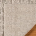 thumbnail image 5 of Gertmenian Malini Haley Beige Modern Geometric Tonal Polyester High-Low Indoor Area Rug, 2x8, 5 of 6