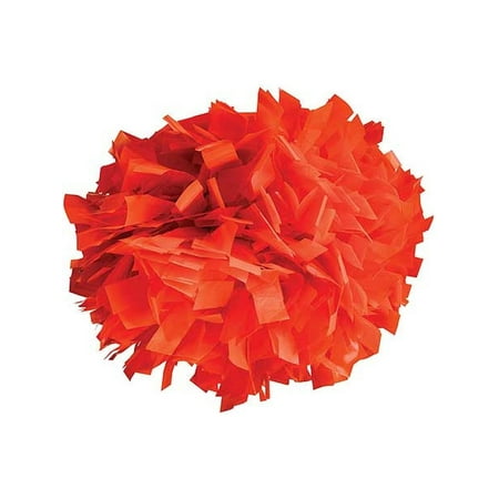 Pizzazz Orange Plastic Cheer Single Pom Pom