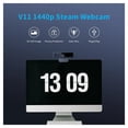 thumbnail image 3 of V11 High Quality 1080p 60fps Full Hd Plug And Play Computer Usb Web Camera Mini Webcam 2K For Pc Laptop With Microphone ,Easy to Operate, 3 of 5