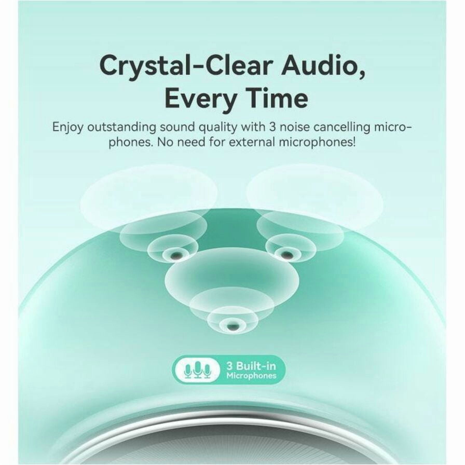 EMEET Piko (White), Dual-lens Webcam with one 4K Image Collection Lens and one AI Assist Lens, Boosting color accuracy, face recognition
