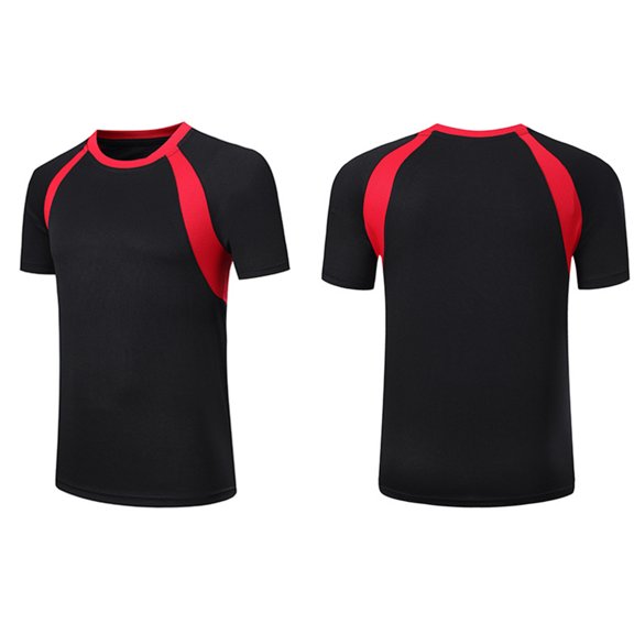 XUNZOO Kids Boys Short Sleeve T-Shirts UV Sun Protection Swimming Tops Rash Guard Swimsuit Athletic Black 2XL