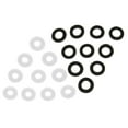 thumbnail image 3 of Durable 10 piezas latón trompeta lana fieltro arandelas almohadillas protectores DIY Negro perfke Arandelas de fieltro de trompeta, 3 of 9