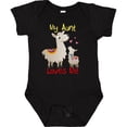 thumbnail image 3 of Inktastic My Aunt Loves Me Llama Boys or Girls Baby Bodysuit, 3 of 5
