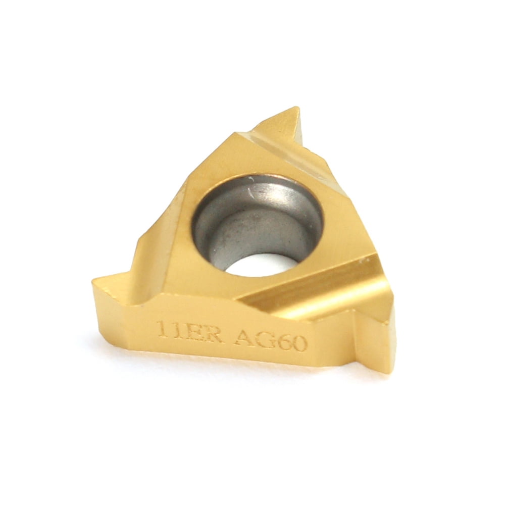 10pcs 11ER A60 1//4/" Carbide Blade Insert CNC Lathe Cutter Turning Tool New