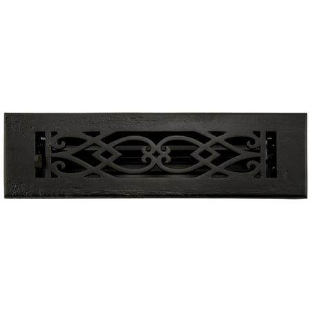 

Signature Hardware 915969-2-10 Victorian Cast Iron Floor Register - Black