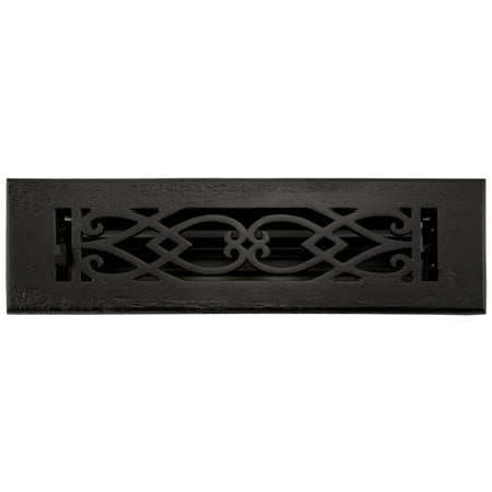 

Signature Hardware 915969-2-10 Victorian Cast Iron Floor Register - Black