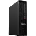 thumbnail image 4 of Lenovo ThinkStation P350 30E5 - SFF 1 x Core i7 11700 / up to 4.9 GHz - vPro - RAM 16 GB - SSD 512 GB - TCG Opal Encryption, NVMe - T1000  - Gigabit Ethernet - Win 11 Pro - monitor: none - keyboard: English - Lenovo TopSeller, 4 of 15