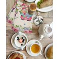 thumbnail image 4 of Spring Gnomes Kitchen Dish Towels for Drying Dishes Set of 2, Vintage Botanical Blossom Rose Leaves Waffle Weave Microfiber Hand Tea Bathroom Towels Quick Dry & Absorbent Towel 15.7x23.6, 4 of 7