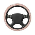 thumbnail image 3 of Daiia Rose Gold Glitter Splatter Steering Wheel Cover Auto Steering Wheel Covers Breathable Anti-Slip Steering Wheels Car Interior Decor Accessories for Men Women Universal 15 Inch, 3 of 8