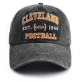thumbnail image 1 of Gorra de Fútbol Brfmholfa Ajustable Bordada Negra, 1 of 6