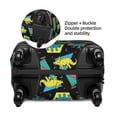 thumbnail image 4 of Kdxio Geometric Dinosaur Pattern Luggage Cover for Travel,Elastic and Durable,Fits 18-32 Inch,-No luggage included, 4 of 8