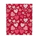 thumbnail image 3 of Lunxisen 2 Pcs Valentine's Day Throw Blanket Red Pink Heart Plaid Fuzzy Blanket Romantic Love Heart Decorative Soft Cozy Flannel Blanket for Mom Couple Home Bed Couch Chair.(100*130cm), 3 of 8