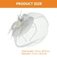 thumbnail image 2 of Shisuyan Headband Mesh Veil 1Pack 7.9X7.9X2In, 2 of 9