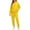 55#Yellow, variant on Womens Fleece 2 Piece Outfits Lounge Hoodie Sweatsuits Sets Oversized Sweatshirt Baggy Sweatpants Set W/Pockets Royal Blue XL