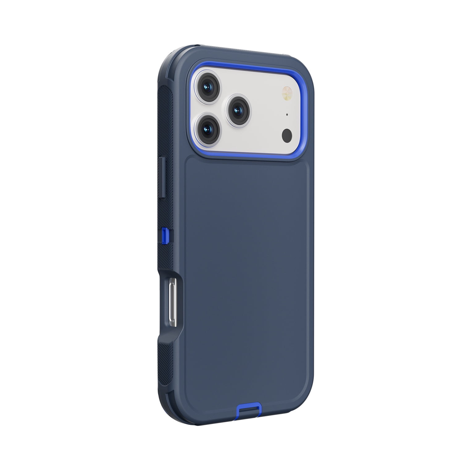 DualPro Defense Case Built for iPhone 17 Pro Max - Dark Blue & Blue