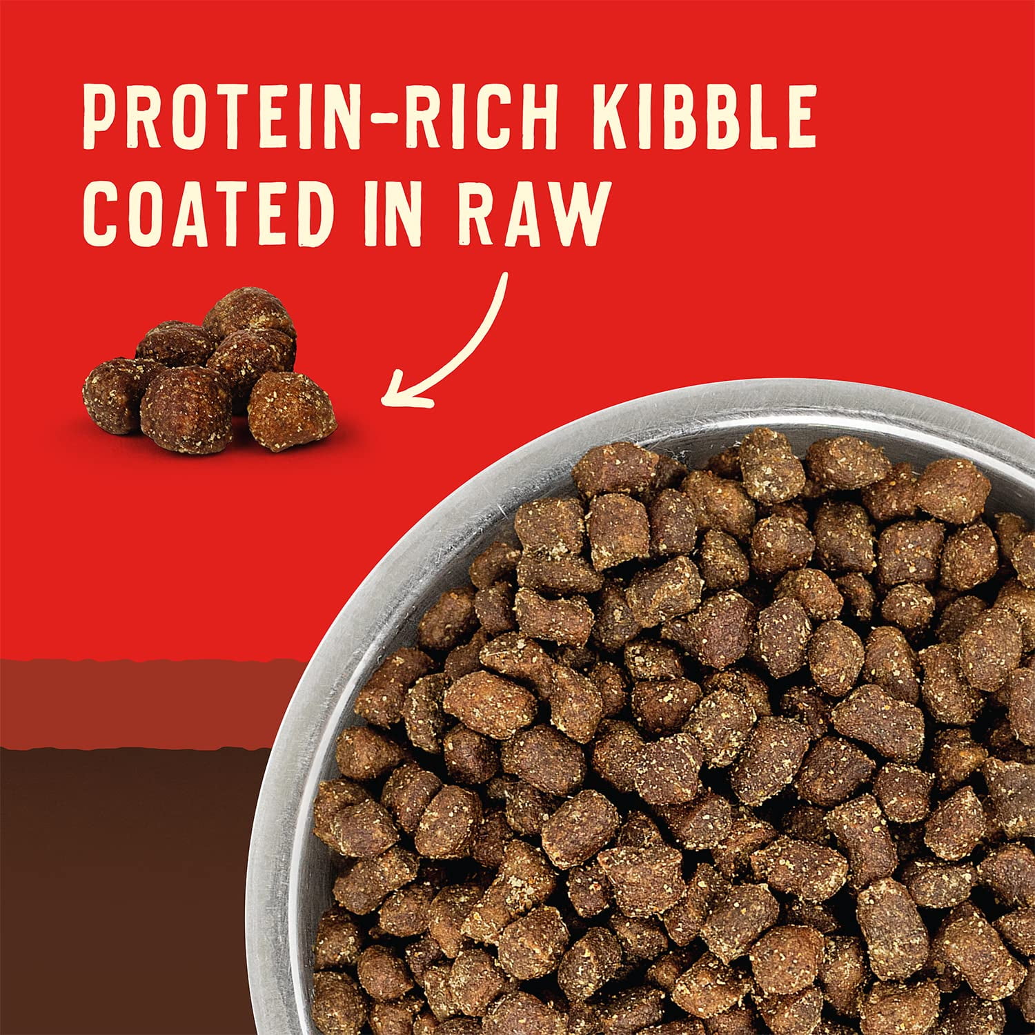 Stella & Chewy's Wild Red Raw Coated Kibble for Dogs - Grain & Legume Free Red Meat Recipe - 21 Pound Bag