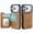 Brown, variant on Case for iPhone 17 Pro Max, Magnetic Closure Hidden Card Slot Stand Function Leather Cover Business Wireless Charging Case