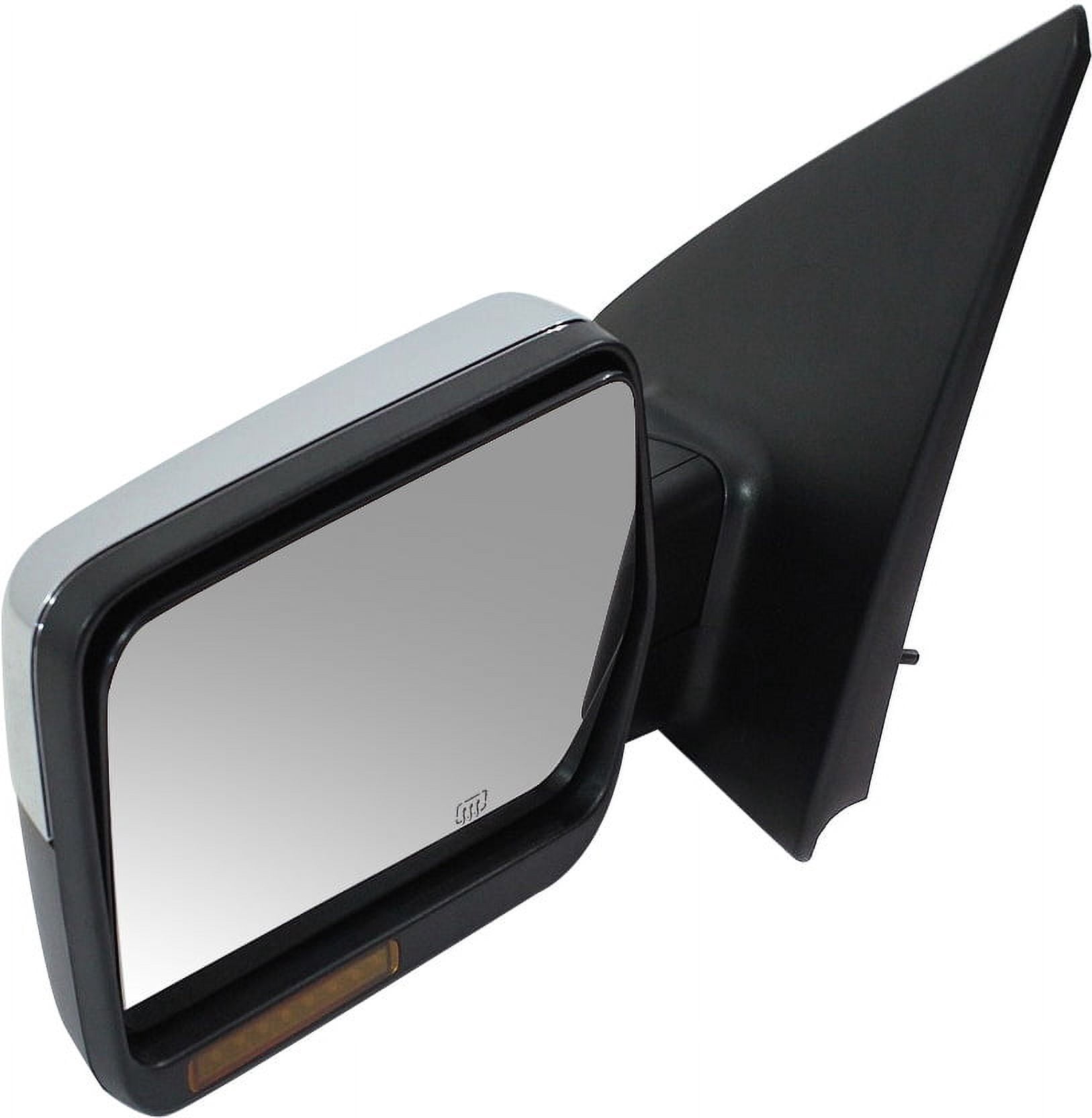 Mirror Compatible With 2006 Lincoln Mark LT 2004-2006 Ford F-150 Left Driver Side Heated In-housing Signal Light Chrome Kool-Vue