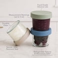thumbnail image 4 of WeeSprout Glass Baby Food Storage Jars w/ Silicone Lids (4 oz, 12 Pack, Bright Variety), 4 of 7